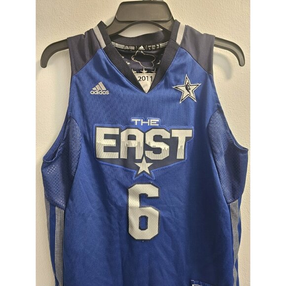 Authentic Adidas Lebron James 2011 All-Star Game Swingman Jersey KidL Miami Heat - Picture 14 of 16